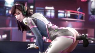 D.va Riding Sex Machine!