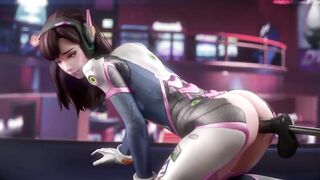 D.va Riding Sex Machine!