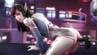 D.va Riding Sex Machine!