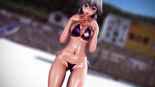 Touhou MMD R-18 Sakuya's temptation can't be resisted Paparabu appeal dance 3d hentai nsfw ntr