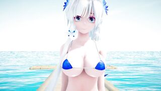 【MMD R-18 SEX DANCE】IIIUSTRIOUS Hard sex on the beach sweet ass thirsty for cock[CREDIT BY] Shark100