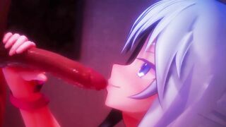 046_3 -【R-18 MMD】Konosuba - Aqua during valentine's day バレンタインデー