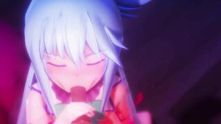 046_3 -【R-18 MMD】Konosuba - Aqua during valentine's day バレンタインデー