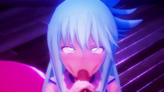 046_3 -【R-18 MMD】Konosuba - Aqua during valentine's day バレンタインデー