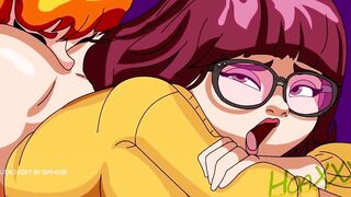 Daphne smells Velma's stinky farts