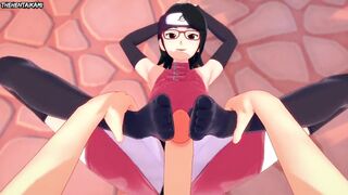 Hentai POV Feet Sarada Uchiha Naruto Boruto: Next Generation