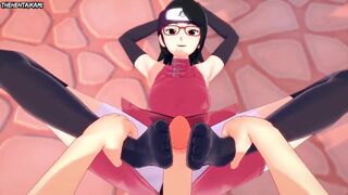 Hentai POV Feet Sarada Uchiha Naruto Boruto: Next Generation