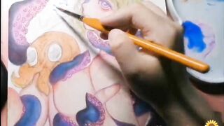 Drawing Hentai - Octopus (MV) Doja Cat ft. SZA - Kiss me more