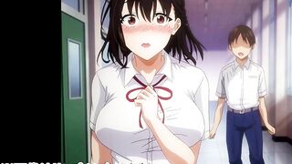 【エロアニメ紹介57】図書室ノ彼女～清楚ナ君ガ堕チルマデ～ THE ANIMATION 第2巻 爆乳JKがフェラやイラマチオさせられ中出しされまくる！([Hentai anime レビュー)