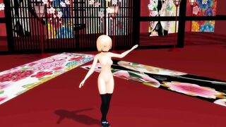 【MMD】Gokuraku Jodo - Nude【R-18】