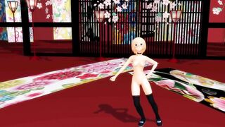 【MMD】Gokuraku Jodo - Nude【R-18】