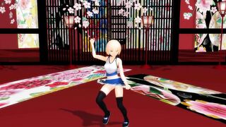 【MMD】Gokuraku Jodo - Nude【R-18】