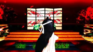 【MMD】Fuso-sister seems to dance paradise Jodo in front of the Admiral【R-18】