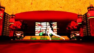 【MMD】Fuso-sister seems to dance paradise Jodo in front of the Admiral【R-18】