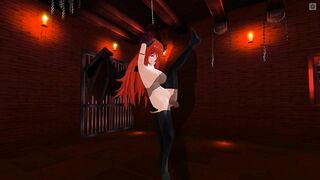 3D HENTAI BDSM Tied up succubus wants to get your cum