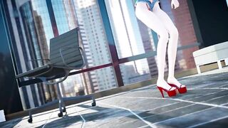 【MMD R-18 SEX DANCE】KANGXI Hard sex in the office casual outfit gimme X gimme [CREDIT BY] Shark100