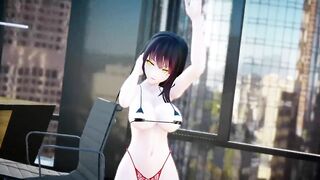 【MMD R-18 SEX DANCE】KANGXI Hard sex in the office casual outfit gimme X gimme [CREDIT BY] Shark100