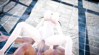 【MMD R-18 SEX DANCE】KANGXI Hard sex in the office casual outfit gimme X gimme [CREDIT BY] Shark100