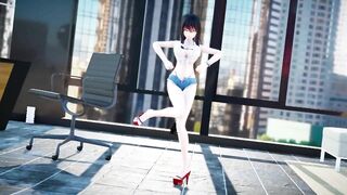 【MMD R-18 SEX DANCE】KANGXI Hard sex in the office casual outfit gimme X gimme [CREDIT BY] Shark100