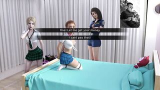 Spanking schoolgirl slave girl in handcuffs slut