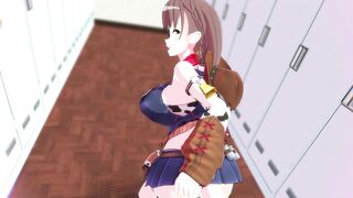 mmd r18 Tawawa MMD Ai chan shows off her cowgirl costume Troll's song Difference 3d hentai nsfw ntr