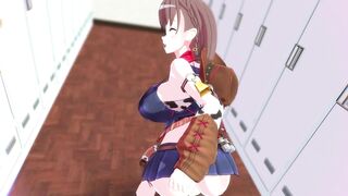 mmd r18 Tawawa MMD Ai chan shows off her cowgirl costume Trolls song 3d hentai nsfw ntr