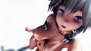 Touhou MMD Sakuya-san's song Troll's song Difference mmd r18 3d hentai nsfw ntr vtuber