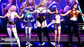 [MMD] GFRIEND - Glass Bead Sexy Kpop Dance Ahri Akali Kaisa Seraphine Gwen KDA League of Legends