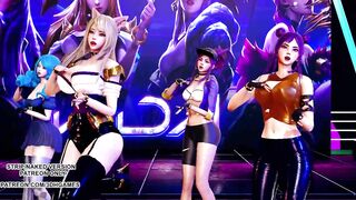 [MMD] GFRIEND - Glass Bead Sexy Kpop Dance Ahri Akali Kaisa Seraphine Gwen KDA League of Legends