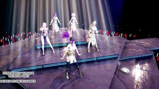 [MMD] Wisin & Yandel - Follow The Leader Sexy Hoy Dance Ahri Akali Kaisa Seraphine Lux KDA