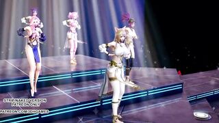 [MMD] Wisin & Yandel - Follow The Leader Sexy Hoy Dance Ahri Akali Kaisa Seraphine Lux KDA