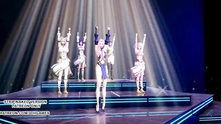 [MMD] Wisin & Yandel - Follow The Leader Sexy Hoy Dance Ahri Akali Kaisa Seraphine Lux KDA