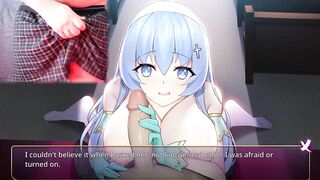 Big Boob Blue Haired Hentai Nun