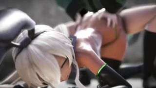 【MMD R-18 SEX DANCE】hardcore intense juicy pleasure delicious buttocks ass [CREDIT BY] Taka84_mmd