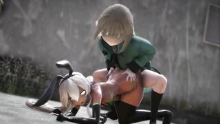 【MMD R-18 SEX DANCE】hardcore intense juicy pleasure delicious buttocks ass [CREDIT BY] Taka84_mmd