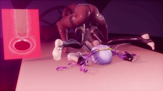 【MMD R-18 SEX DANCE】FATE BB XRAY Hot intense sex pussy fucked cum inside [CREDIT BY] AutumnJelly