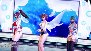 [MMD] Lalal 危 Sexy Hot Dance DOA Mai Shiranui Marie Rose Tamaki Misaki