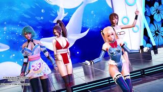 [MMD] Lalal 危 Sexy Hot Dance DOA Mai Shiranui Marie Rose Tamaki Misaki