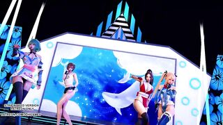 [MMD] Lalal 危 Sexy Hot Dance DOA Mai Shiranui Marie Rose Tamaki Misaki