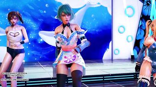 [MMD] Lalal 危 Sexy Hot Dance DOA Mai Shiranui Marie Rose Tamaki Misaki