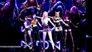 [MMD] BlackPink - PlayingWithFire Kpop Striptease Ahri Akali Kaisa Evelynn Seraphine KDA