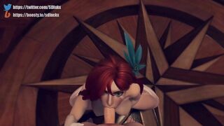 Windranger still sucking cock.