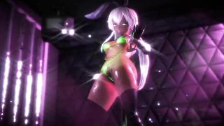 【MMD R-18 SEX DANCE】tasty hot big buttocks in night club intense fuck [CREDIT BY] Taka84_mmd