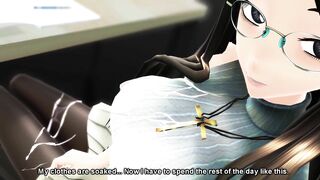 Beautiful Glasses Beauty Jerks You Off In Lessions - SUB ASMR 3D