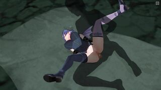 3D HENTAI Succubus has big breasts shaking while being fucked