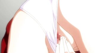 Anime Hentai Schoolgirl can't stop Masturbating in Class with others seeing