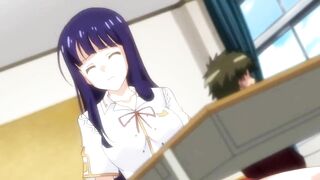 Anime Hentai Schoolgirl can't stop Masturbating in Class with others seeing