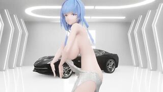 【MMD R-18 SEX DANCE】LOUIS LUXURIOUS hot perfect ass sweet ass dance on display [CREDIT BY] Shark100