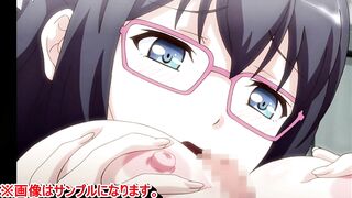 【エロアニメ紹介59】コンビニ○女Z 第一話 あなた、地下アイドルですよね。社長に万引きがバレていいんですか？ めがね爆乳JKが店長に中出しされる！([Hentai anime レビュー)