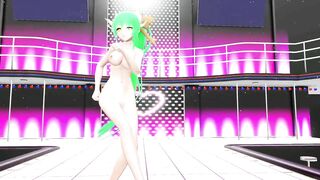 HENTAI KIYOHIME FATE SERIES BERSERKER NUDE DANCE MMD 3D PONYTAIL LONG GREEN HAIR COLOR EDIT SMIXIX